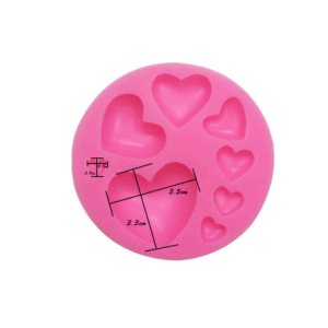 قالب شمع قلب ریز ودرشت کد 75