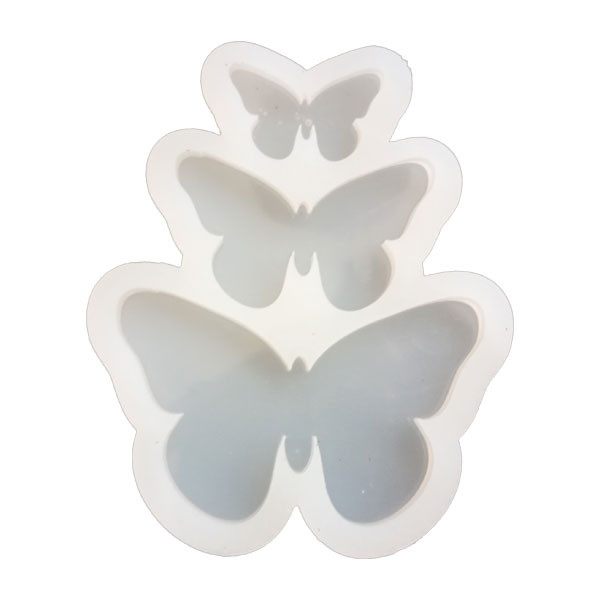 قالب سیلیکونی مدل پروانه سه تایی رزینی کد 39