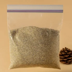 شن اکلیل دار نقره ای تیره 200 گرمی